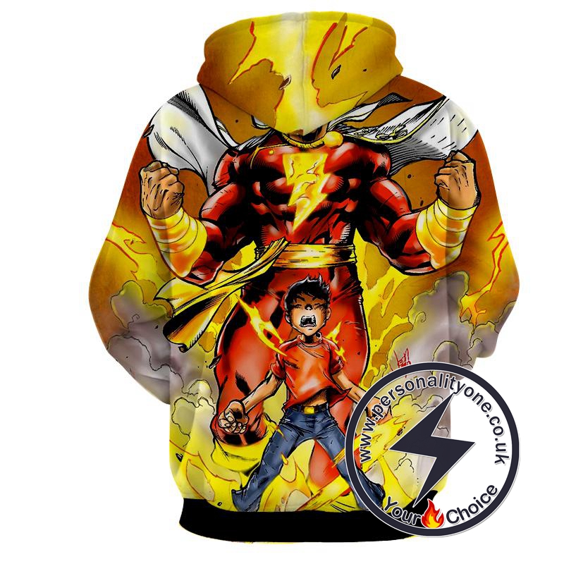 Dominant Shazam - Shazam 3D - Shazam Hoodies